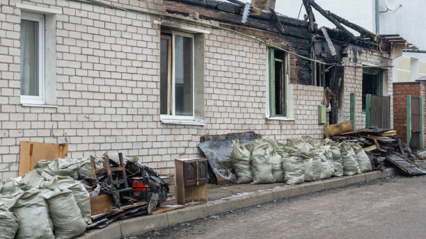 Professional Emergency Fire Cleanup technician working in West Friendship, MD